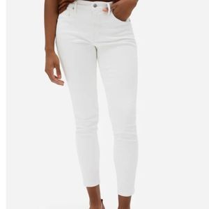 Everlane White Skinny Jeans